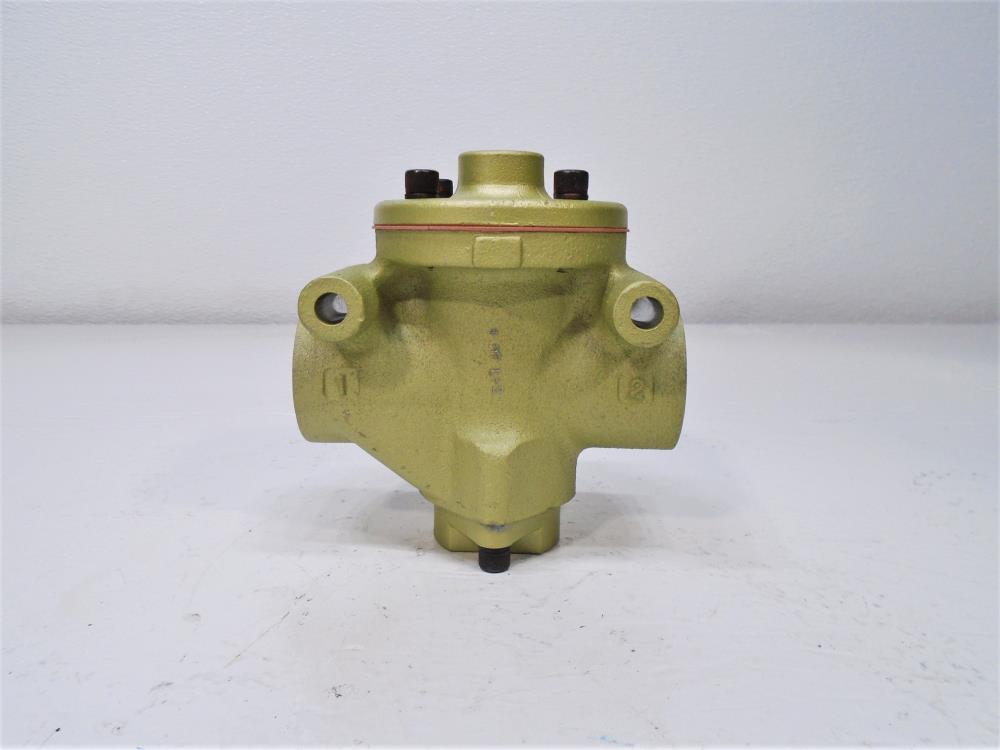 Ross 1" x 3/4" NPT Pneumatic Poppet Valve, 2754A5001, 1-10 BAR